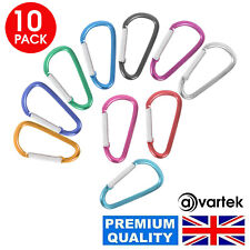 Mosquetão 10x Gancho De Mola clipes SNAP fecho de forma D Chaveiro Carabina Karabiner comprar usado  Enviando para Brazil