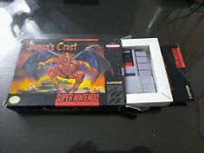 Demon crest snes d'occasion  Marmande