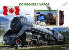 Folha de selo STEAM TRAINS World Railway Locomotive Train 1v (2022 Guiné-Bissau) comprar usado  Enviando para Brazil