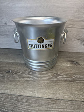 Vintage TAITTINGER Refrigerador de Balde de Gelo Champanhe Francês Feito na França 8,5x8,5” comprar usado  Enviando para Brazil