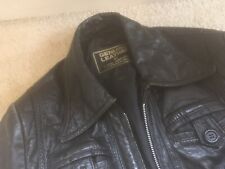 Vintage black leather for sale  BARNET