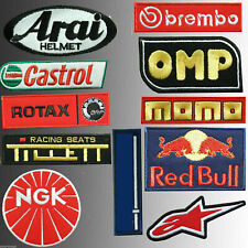Patrocinadores de Kart, 11 adesivos esportivos bordados no geral de terno de corrida  comprar usado  Enviando para Brazil