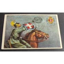 Cartolina savoia cavalleria usato  Alessandria