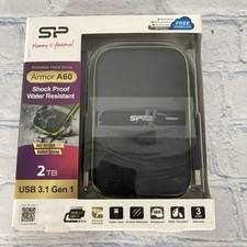 SP Silicon Power 2TB robusto disco rígido externo portátil armadura A60 à prova de choque, usado comprar usado  Enviando para Brazil
