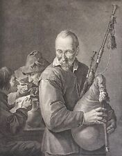 The Player Bagpipe After David Teniers The Young Engraving Xixth comprar usado  Enviando para Brazil
