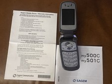 Sagem my500c flip for sale  UK