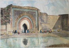 Orientalist aquatint signed d'occasion  Expédié en Belgium