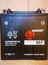 Batteria moto asaki usato  Roma