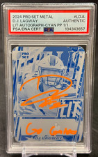 DJ Lagway #1/1 Placa de Impresión 2024 Pro Set Metal L-DJL PSA/DNA Auto Insc. Gators segunda mano  Embacar hacia Mexico