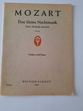Notenheft mozart kleine gebraucht kaufen  Prutting