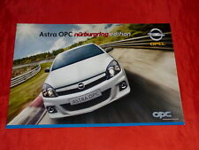 OPEL Astra H OPC "Nürburgring Edition" Model specjalny Broszura z 2007 roku na sprzedaż  Wysyłka do Poland