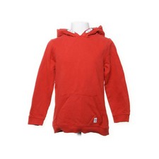 Używany, Level Up, bluza z kapturem, rozmiar: 128, czerwona, bawełna/elastan, jednokolorowa #6wO na sprzedaż  PL