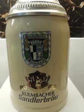 Bierkrug steinkrug zinndeckel gebraucht kaufen  Georgensgmünd
