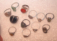 Silver rings various for sale  LONDON