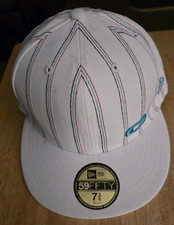 Boné Oakley masculino branco ajustado New Era 9Fifty original Y2k 7-3/8 branco azul comprar usado  Enviando para Brazil