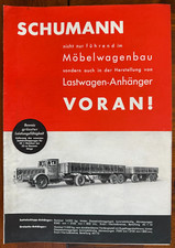 Prospekt 1950er schumann gebraucht kaufen  Gerlingen