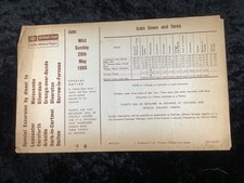 1966 railway handbill for sale  PETERBOROUGH