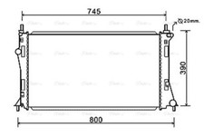 Radiador líquido de arrefecimento AVA MZ2249 para MAZDA 5 (2010) 1.8 etc comprar usado  Enviando para Brazil