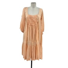 Usado, Vestido Miolo plissado semi-transparente laranja pêssego por Malene Birger tamanho 36 EUA 6 comprar usado  Enviando para Brazil