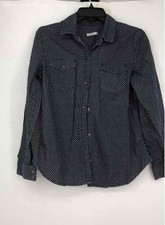 Camisa feminina Gap 1969 azul branca bolinhas manga longa colarinho abotoado tamanho P comprar usado  Enviando para Brazil