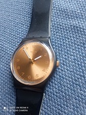 SWATCH Gent GOLDEN FRIEND TOO (GB288)-Preto/Dourado-Ø34mm-Relógio Clássico comprar usado  Enviando para Brazil