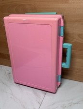 Estojo de armazenamento vintage anos 90 brinquedo roxo organizador de mala aquática com rodas comprar usado  Enviando para Brazil