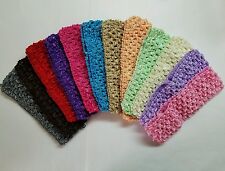 12 peças atacadas de tiaras de crochê para bebês meninas para laços de cabelo., usado comprar usado  Enviando para Brazil
