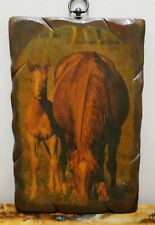 Vintage wood plaque for sale  Adams