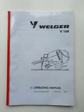 Welger v160 round for sale  WOODBRIDGE
