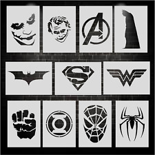 Super hero stencils for sale  BIRMINGHAM