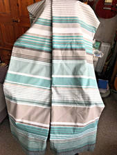 teal brown stripe curtains for sale teal brown stripe curtains for sale  THORNTON-CLEVELEYS
