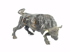 Usado, Escultura antiga de bronze em touro lutando loucamente comprar usado  Enviando para Brazil