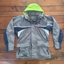 Usado, Jaqueta feminina WEST MARINE Third Reef L barco vela impermeável cinza com capuz comprar usado  Enviando para Brazil