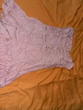 Pink flowy satin for sale  EXETER