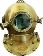Capacete de mergulho antigo Mark V capacete da Marinha dos EUA capacete de mergulho profundo marinho, usado comprar usado  Enviando para Brazil