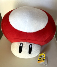 Super Mario Bros Grande Pelúcia Cogumelo Vermelho com Etiqueta - Banpresto Nintendo Japão 2007, usado comprar usado  Enviando para Brazil