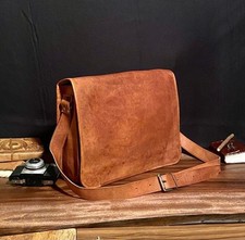 Bolsa satchel feminina tiracolo couro genuíno ombro carteiro, usado comprar usado  Enviando para Brazil