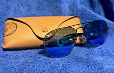 Óculos de sol Ray-Ban aviador RB3025 58mm armação preta azul gradiente flash 002/4O comprar usado Óculos de sol Ray-Ban aviador RB3025 58mm armação preta azul gradiente flash 002/4O comprar usado  Enviando para Brazil