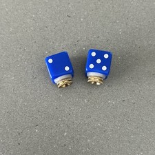 Dados de tampa de válvula de pneu vintage Japão Track Fixie 700c azul comprar usado  Enviando para Brazil