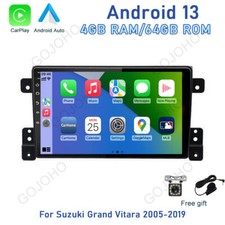 Usado, Rádio de carro estéreo 4G+64G para Suzuki Grand Vitara 2005-2019 CarPlay GPS Android 13 comprar usado  Enviando para Brazil
