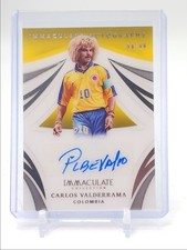 Usado, CARLOS VALDERRAMA 2021 AUTÓGRAFO IMACULADO FUTEBOL B AUTOGRAFADO /99 Q2754 comprar usado  Enviando para Brazil
