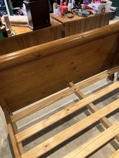 pine sleigh bed for sale pine sleigh bed for sale BARNSLEY