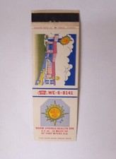 Capa Matchbook Warm Springs Health Spa Fort Myers Florida FL comprar usado  Enviando para Brazil