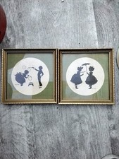 Pair silhouette pictures for sale  LONDON