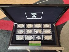 Usado, COPA DO MUNDO FIFA 2014 BRASIL - UM CONJUNTO DE 12 MOEDAS DE PRATA DE DIFERENTES PAÍSES comprar usado  Enviando para Brazil