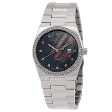 Relógio Mathey-Tissot Zeus Lady diamante quartzo mostrador preto D118SAN comprar usado  Enviando para Brazil