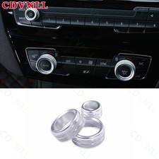 Para BMW X1 F48 2016-2021 Console de Alumínio Prata Volume Botão Interruptor Tampa 3PCS comprar usado  Enviando para Brazil