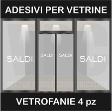 Vetrofanie adesivi saldi usato  Napoli