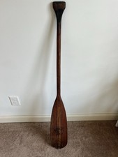 Antigo remo de canoa caiaque sem falhas anos 50 anos 60 display de madeira 47,5" comprar usado  Enviando para Brazil
