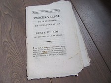 Proces verbal ceremonie d'occasion  Paris XI